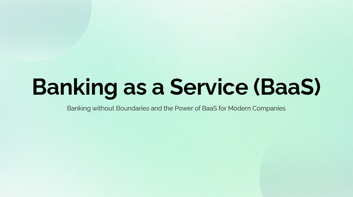 Banking as a service